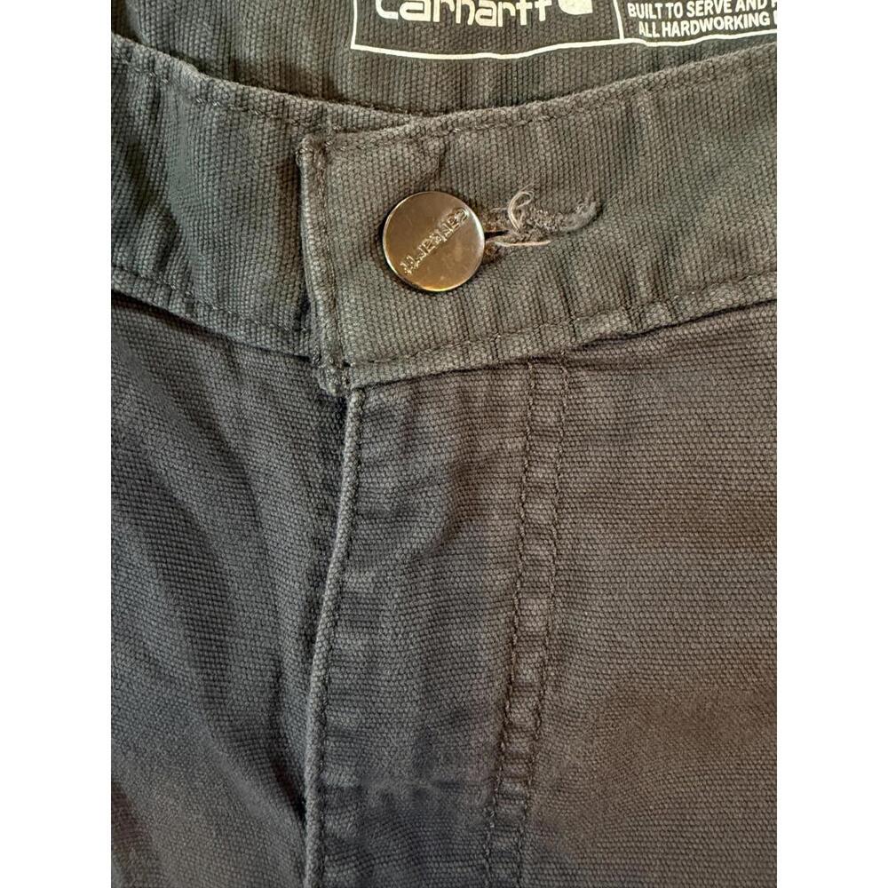 Carhartt Relaxed Fit Rugged Flex Rigby Gray Mens Shorts Size 32 - Picture 8 of 13